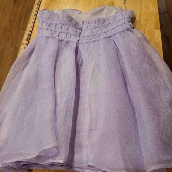 Altar'd State Purple Lavender Mini Sleeveless Prom Homecoming Dance *sz XL* - Picture 9 of 11